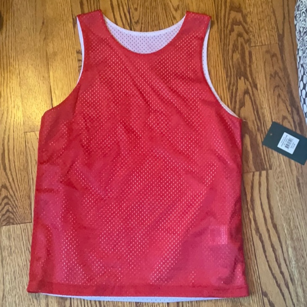 Red sports jersey